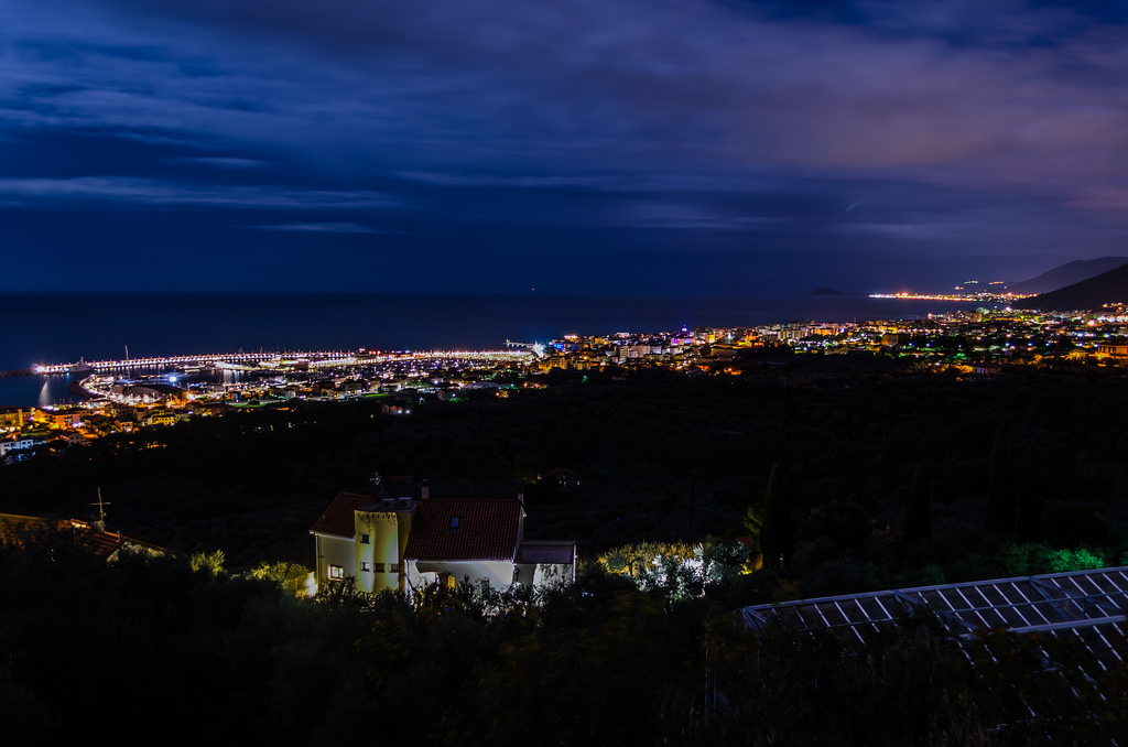 Pietra Ligure notturno, 06/12/2014