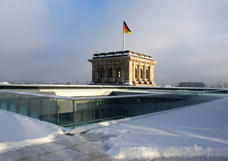 esterno del parlamento tedesco