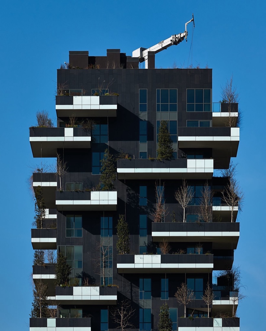 La cima del bosco verticale