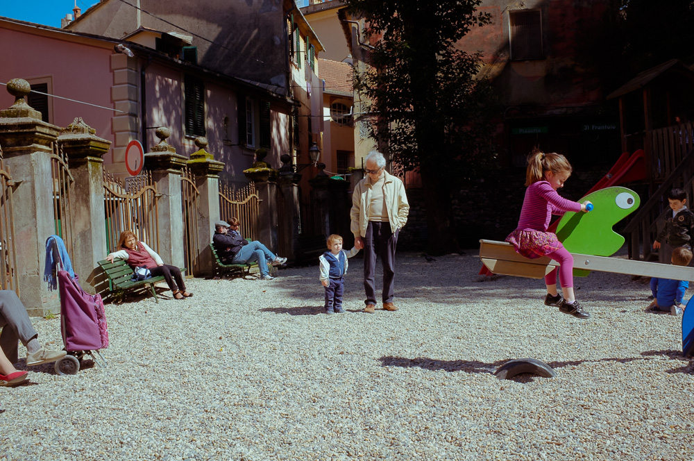 Ritratto di Gabriele con il nonno