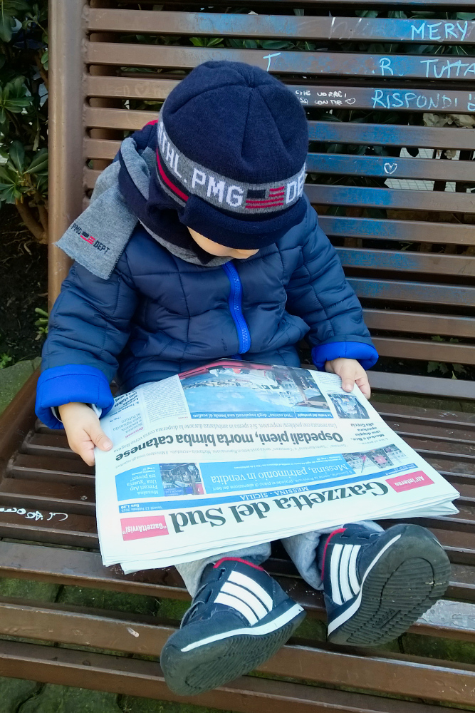 Parco e Gazzetta di mattina