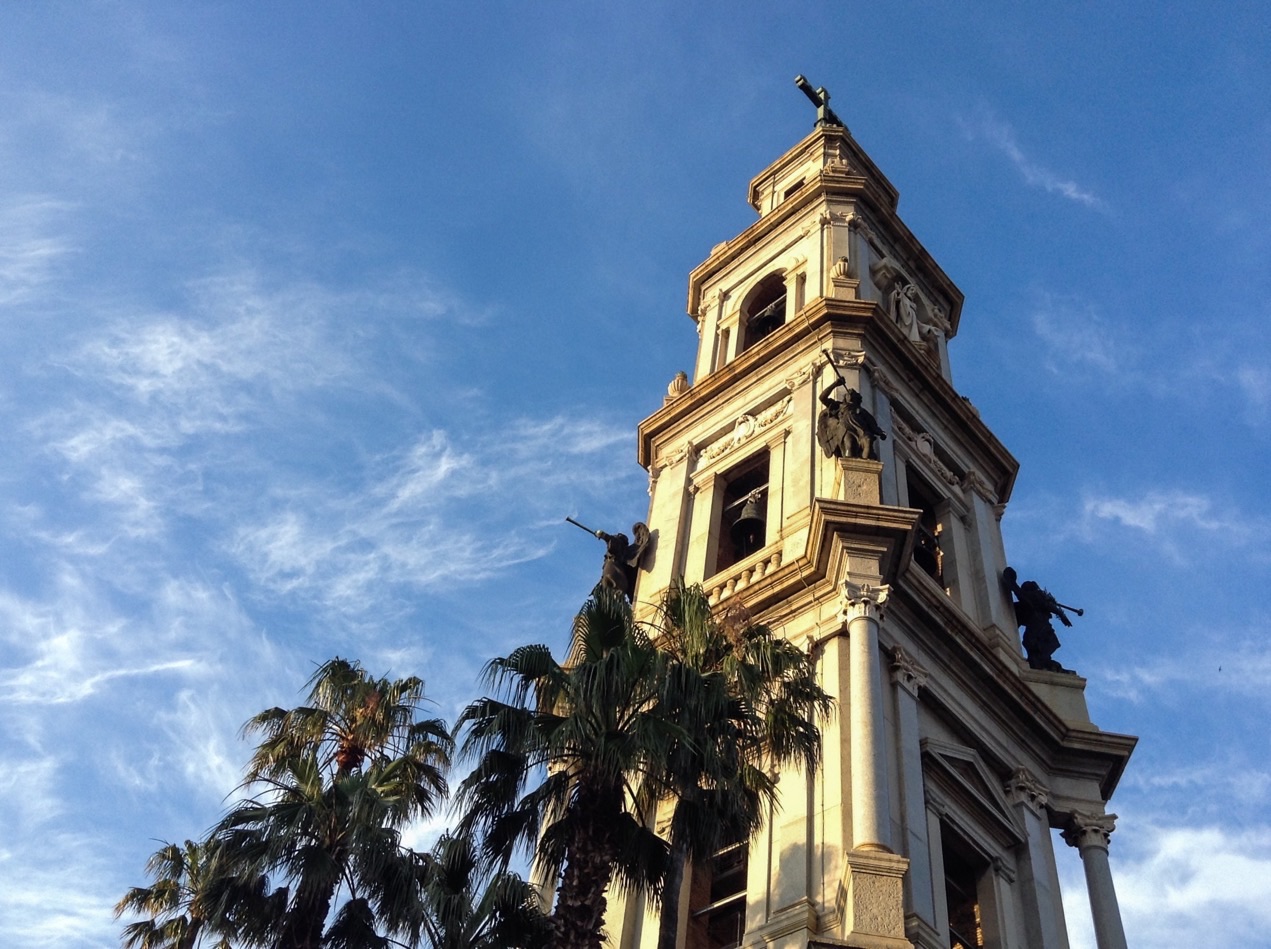 Campanile del santuario della beata vergine del rosario, Pompei...