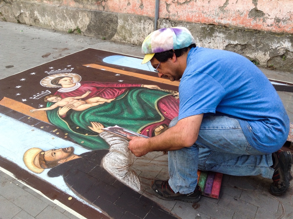 Artista di strada....Pompei...