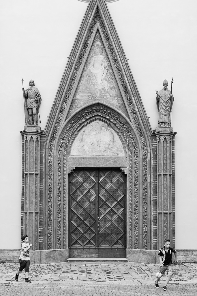 Giochi in piazza Duomo