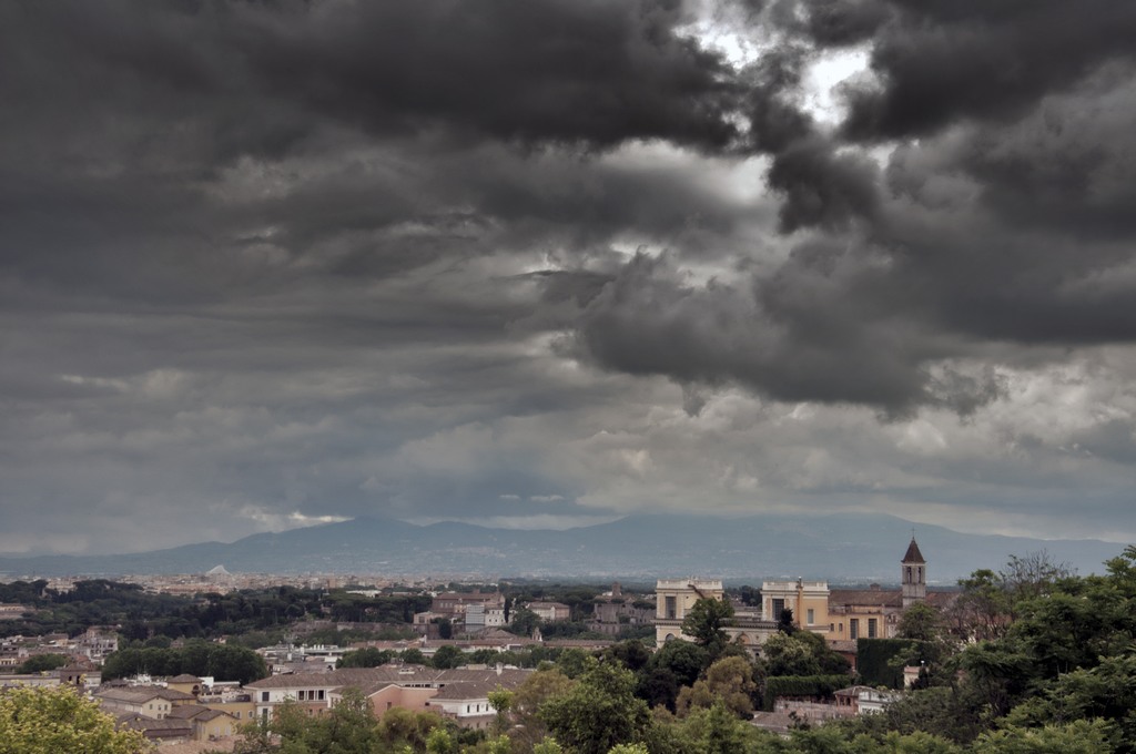 Roma vista dalla terrazza de Il GIanicolo