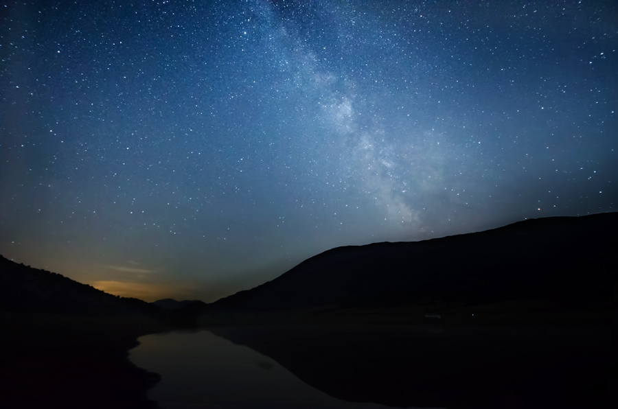 La Via Lattea vista dai Campi di Segni