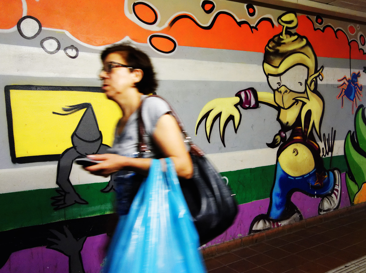 Tentativo di scippo nel sottopassaggio