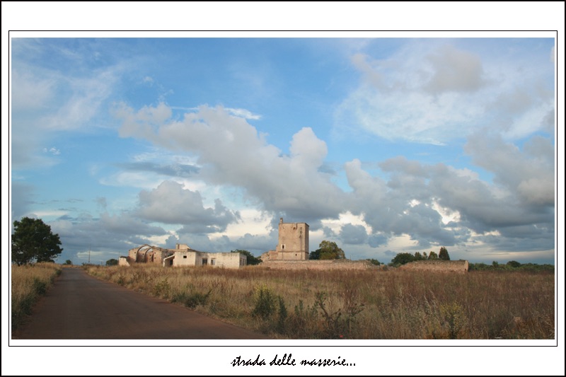 Strada delle masserie...