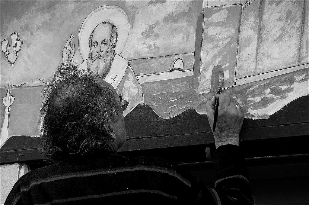 Il pittore e San Nicola