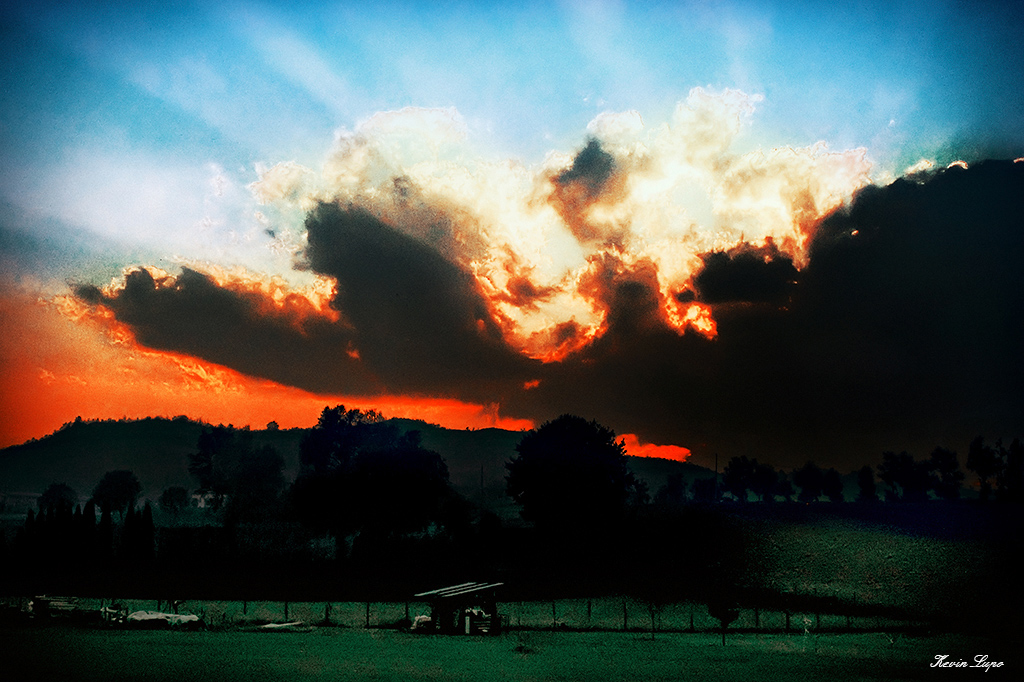 Lungo la via delle Salse di Nirano