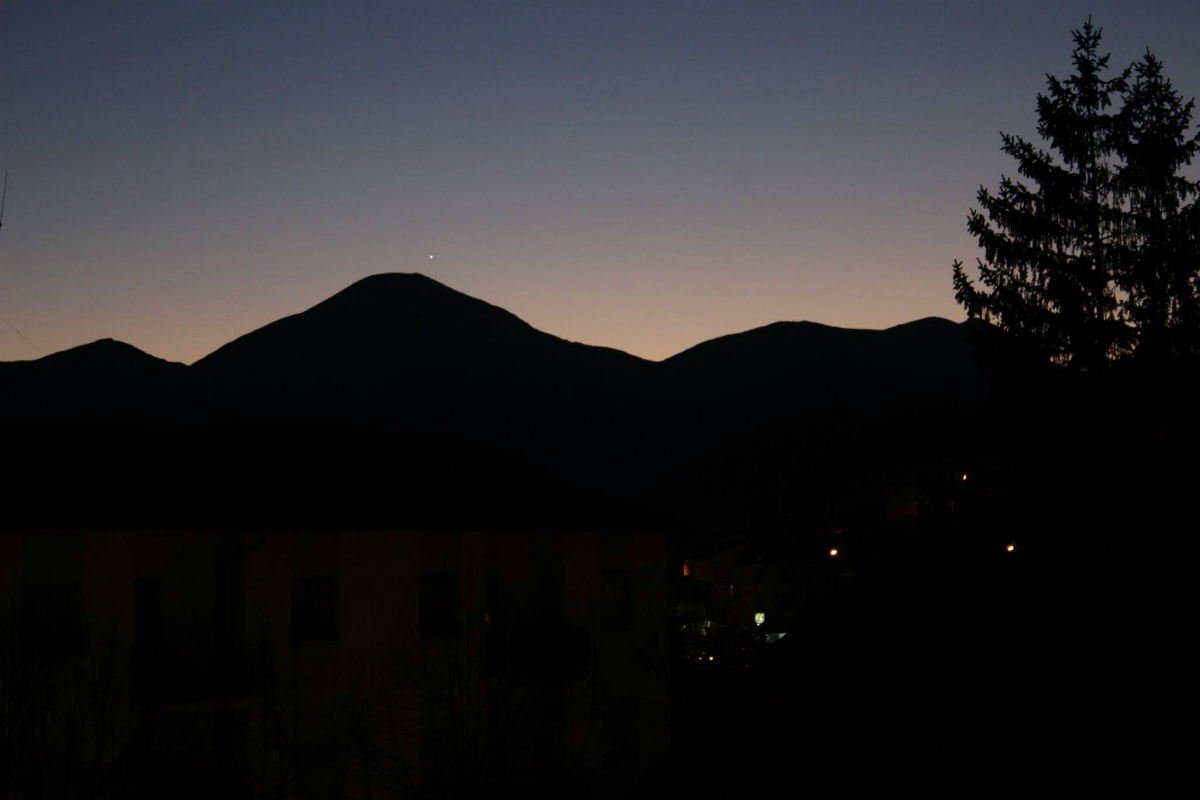 Il tramonto di Venere