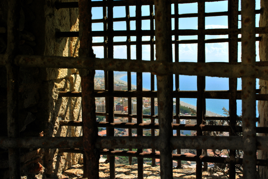 Castello - la vista dei prigionieri