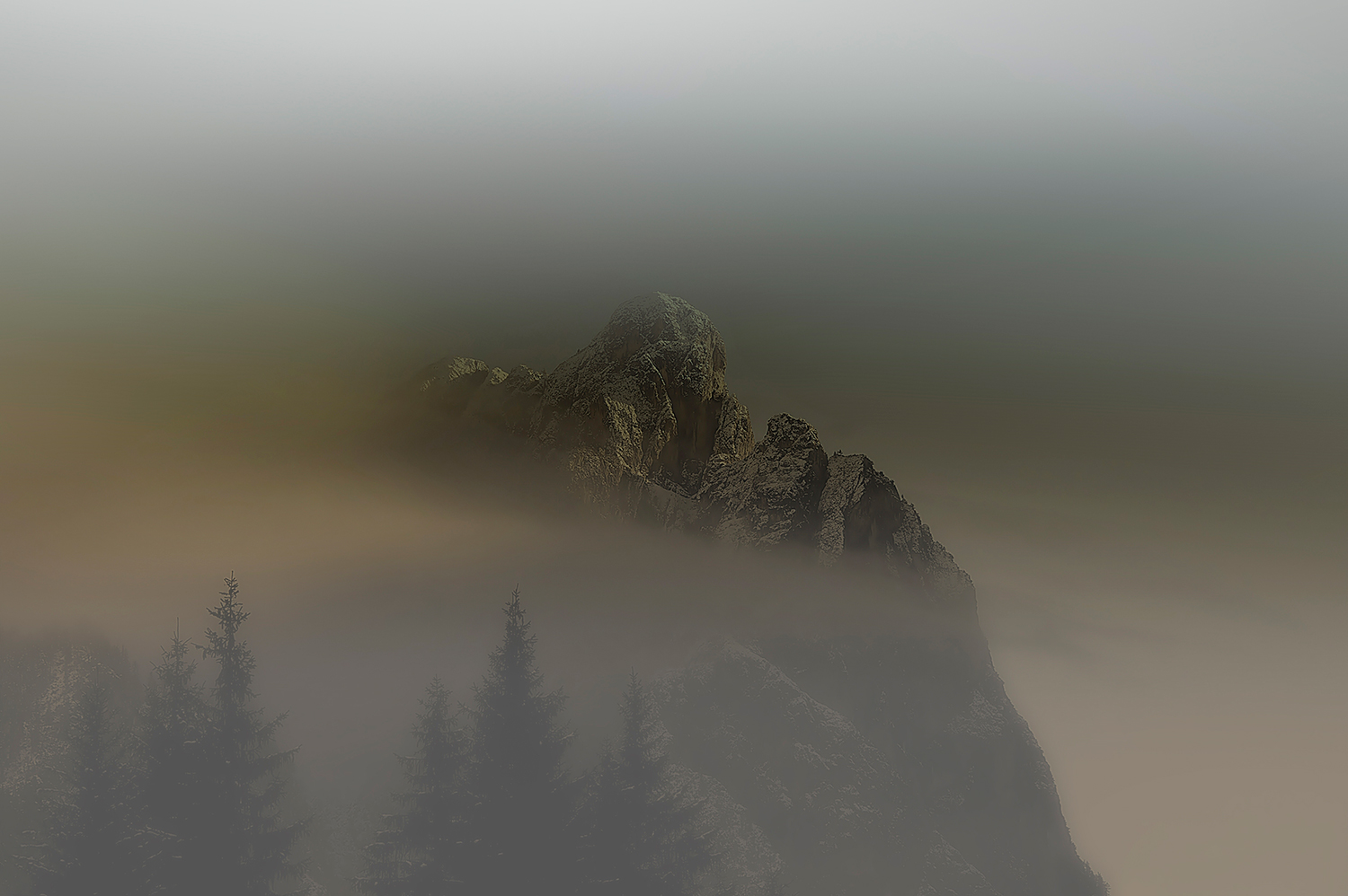 la montagna incantata