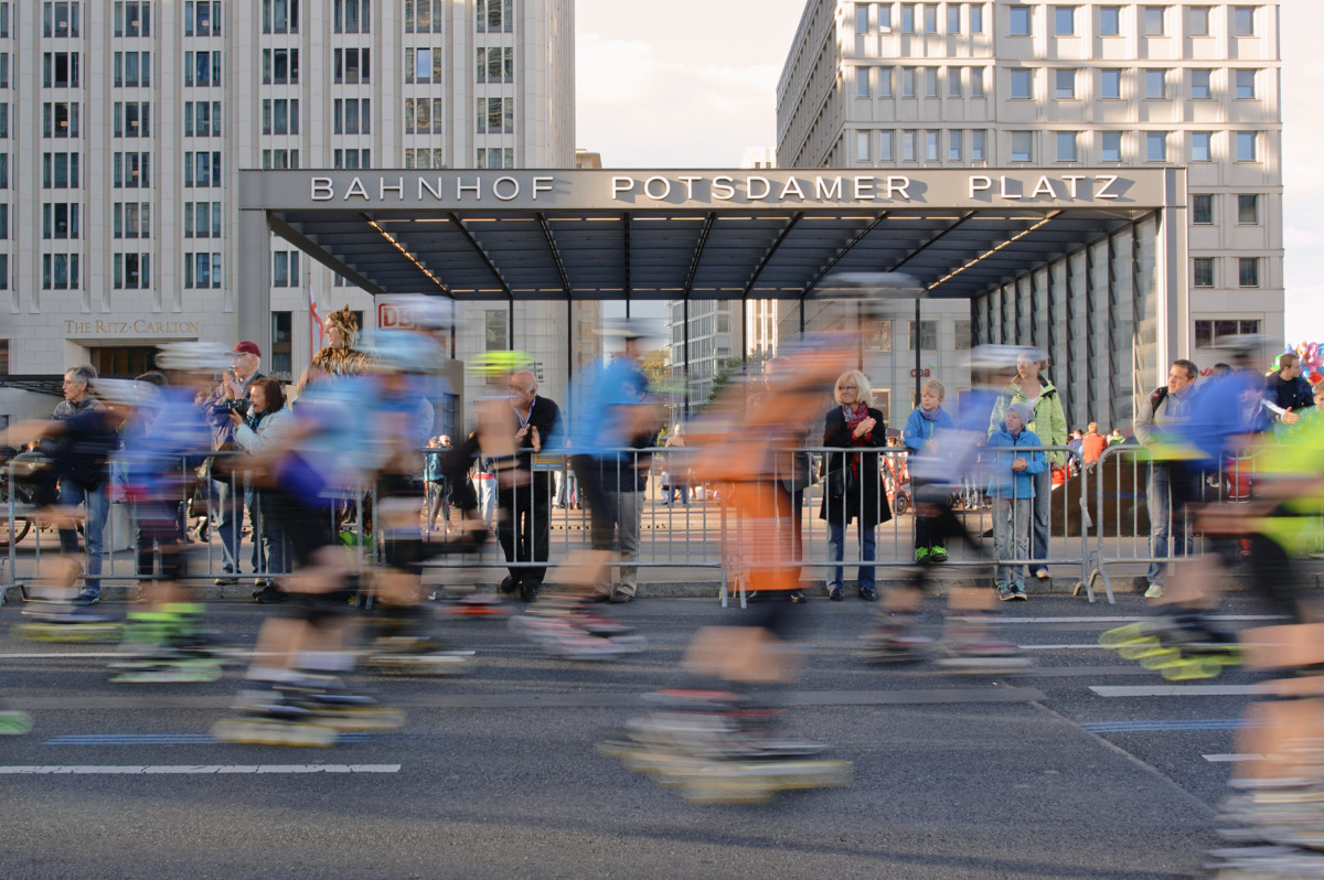 Inline skating Berlin Marathon