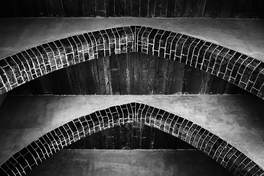 Castello BW - Archi della volta