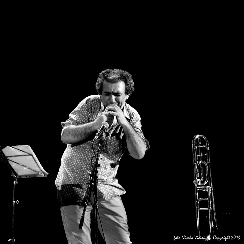 Beppe Caruso alla "conchiglia"