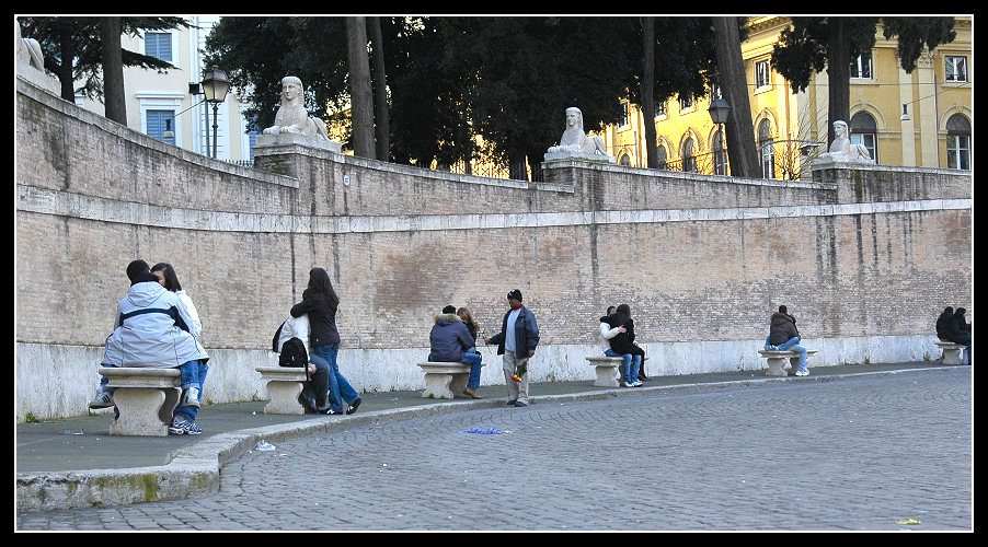 "No grazie, stavamo litigando!!"