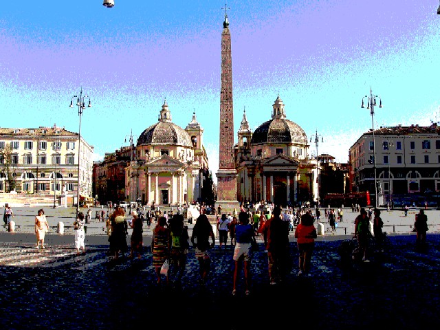 prova ritocco piazza del popolo