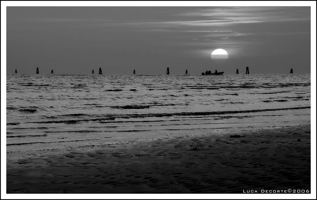 Tramonto in BW