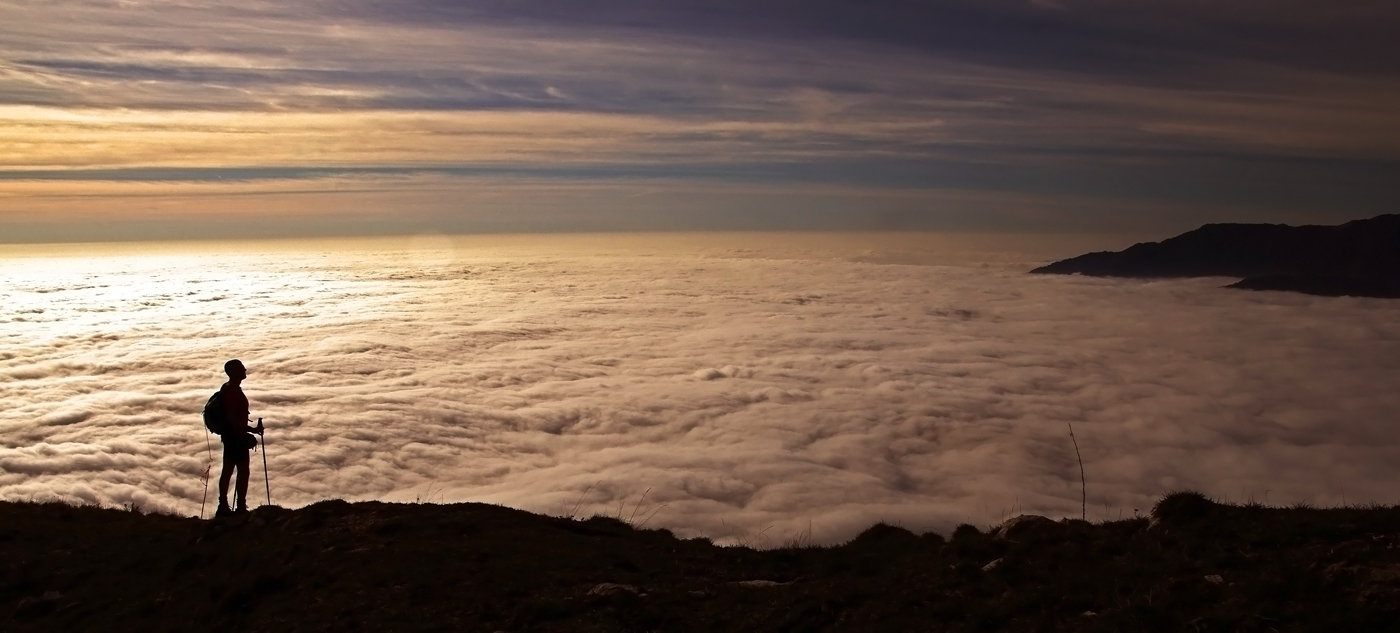 Davanti al mare di nubi