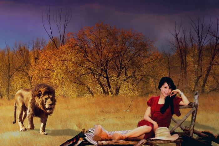 Ignara in vacanza ....si annoia a morte.