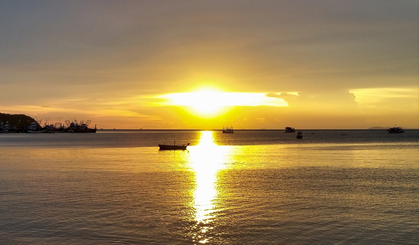 La croce del tramonto