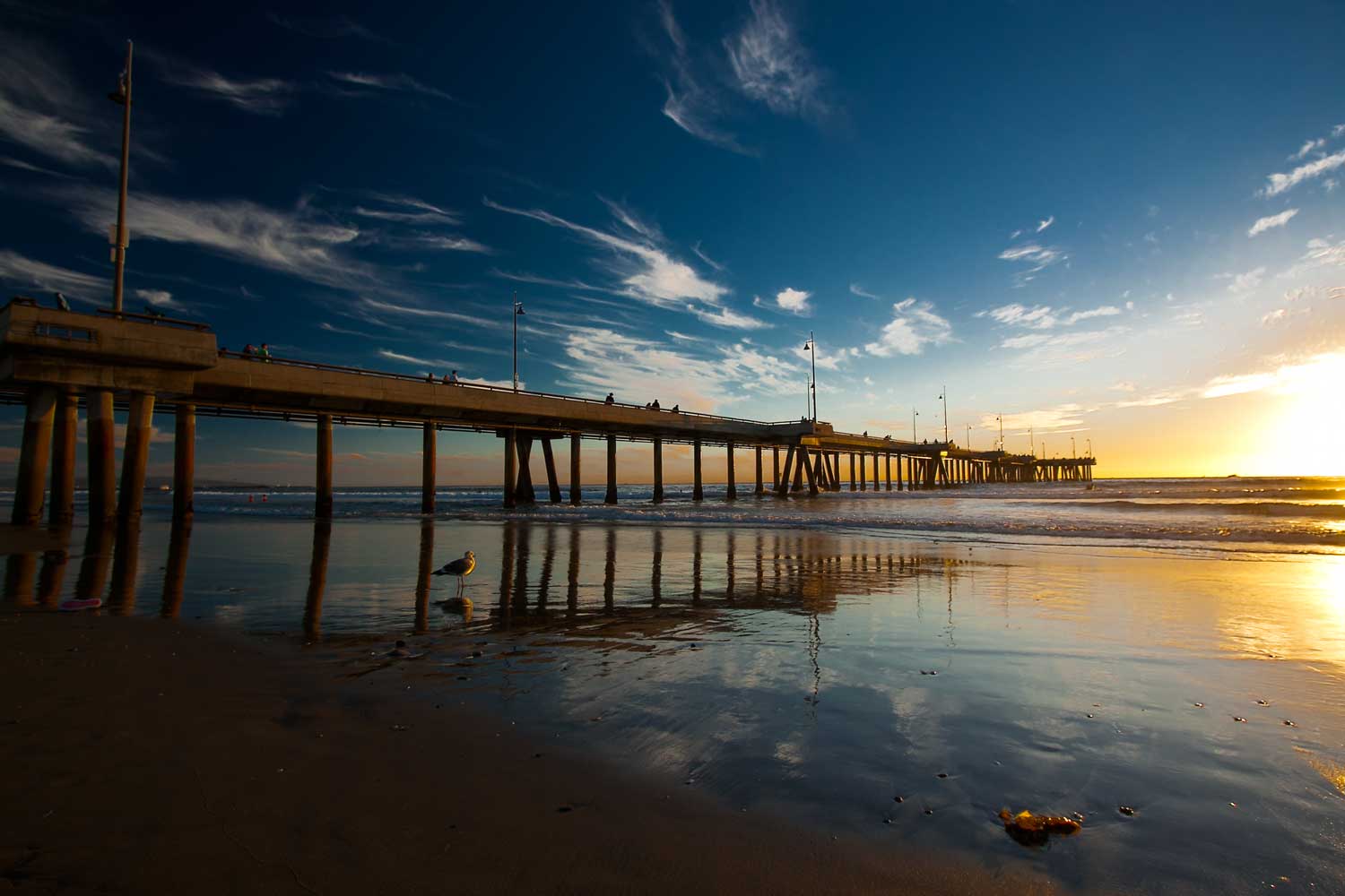Sunset at Venice Beach