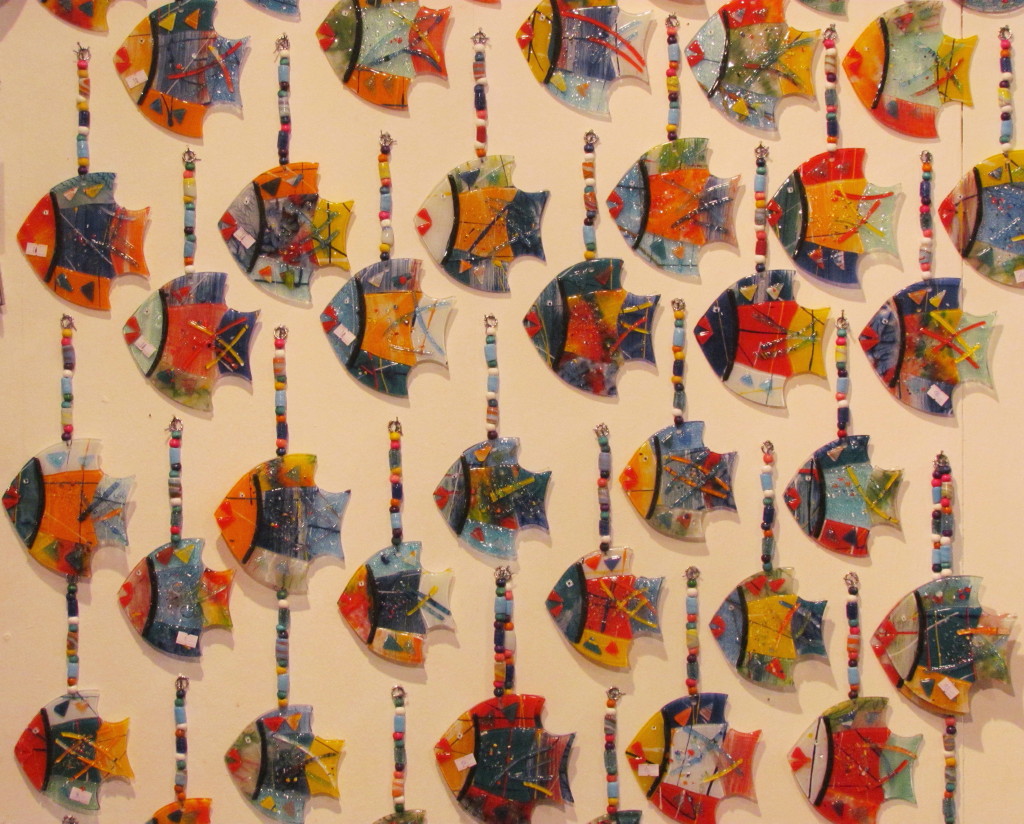 banco di pesci a Murano