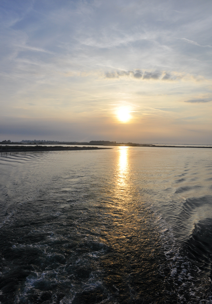 tramonto in laguna