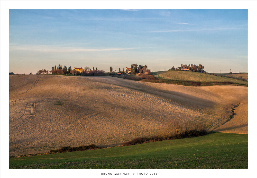 Colline al tramonto