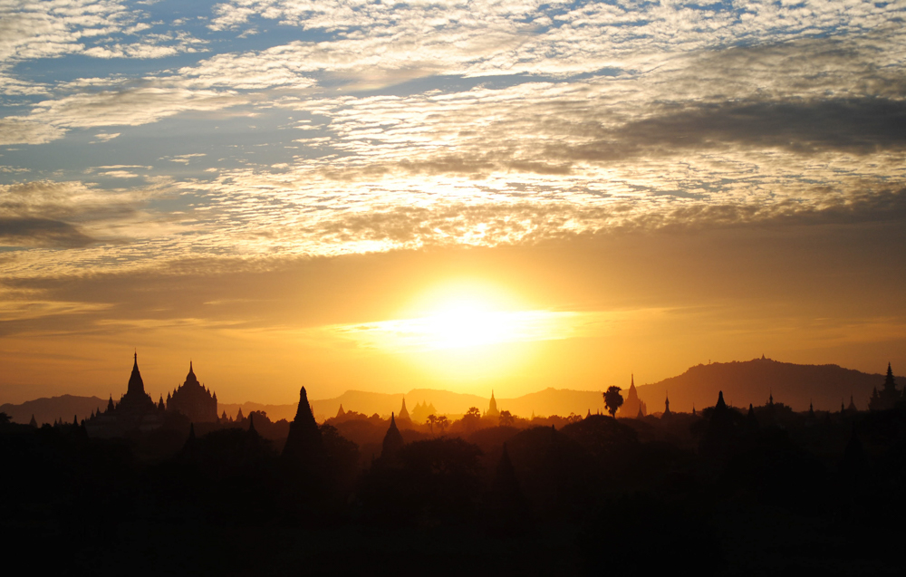 Sunset on Bagan