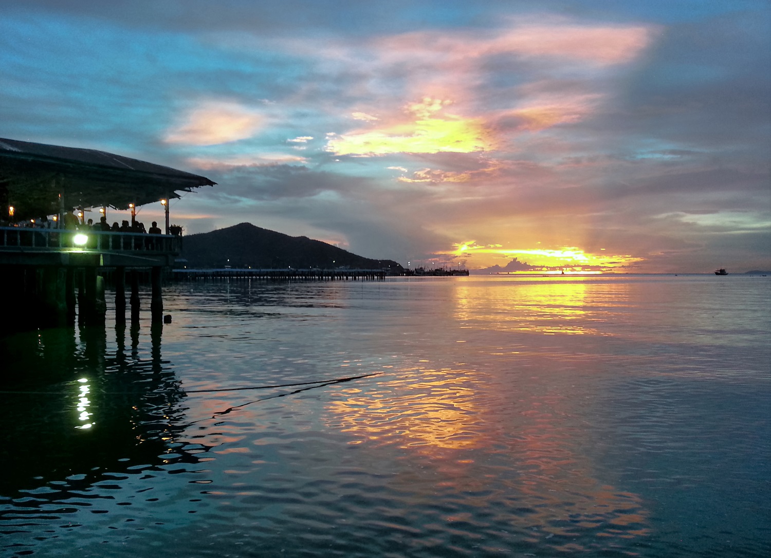 Tramonto in prima fila