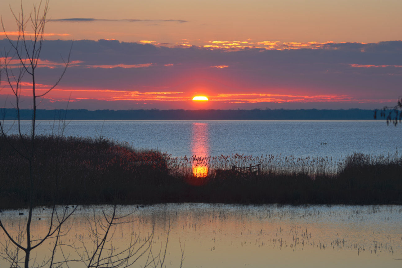 Tramonto a Massaciucoli HDR