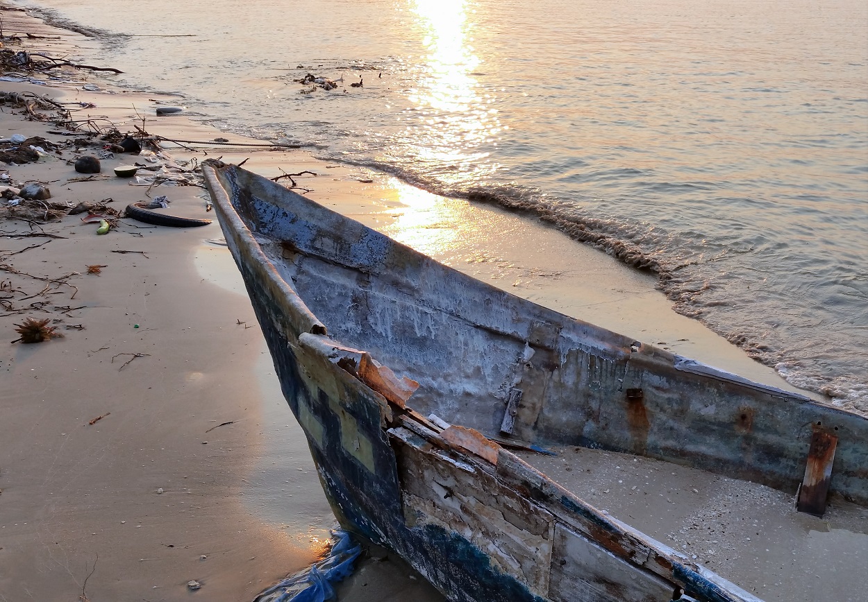 Abbandonata all'alba