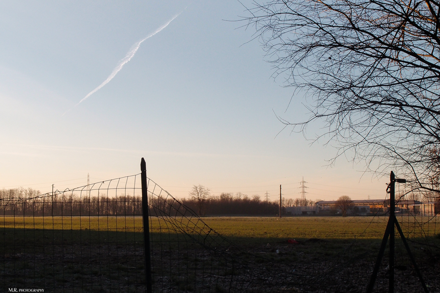 Sunrise in the urban landscape