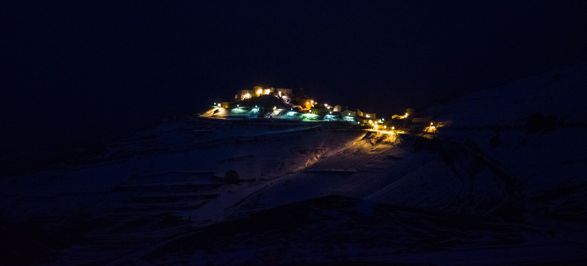 il silenzio della notte a Castelluccio di Norcia