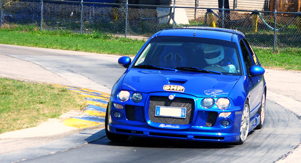MG Zr Test in Pista