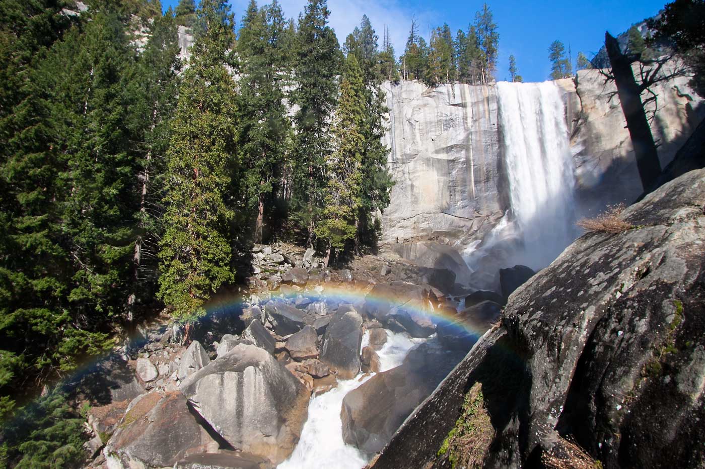 Fall & Rainbow at Yosemite