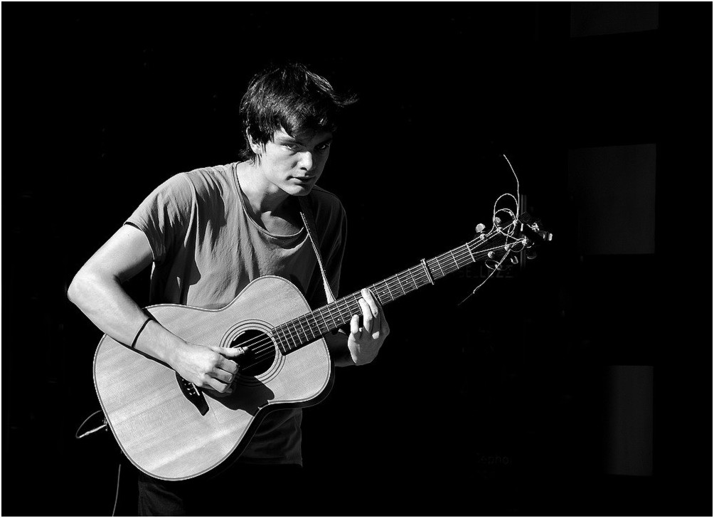 Palko Gonda chitarrista di strada