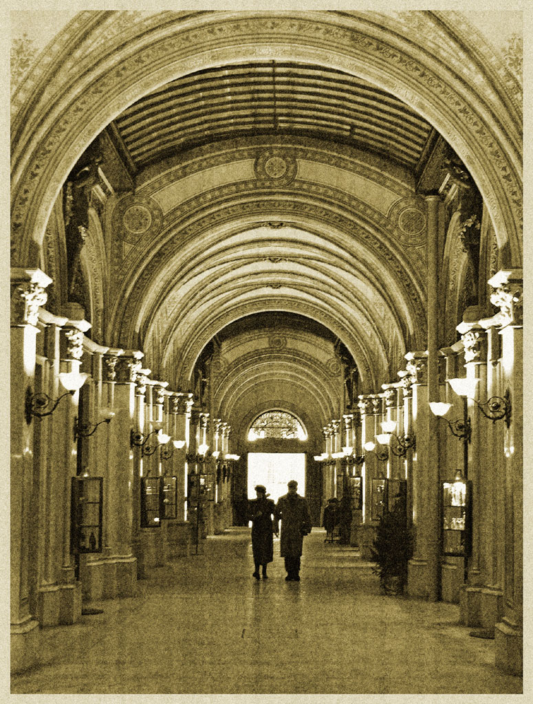 Una galleria d'altri tempi a Vienna...