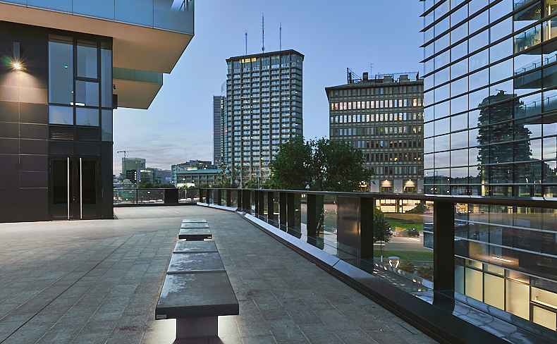 Terrazza sul quartiere Isola Milano