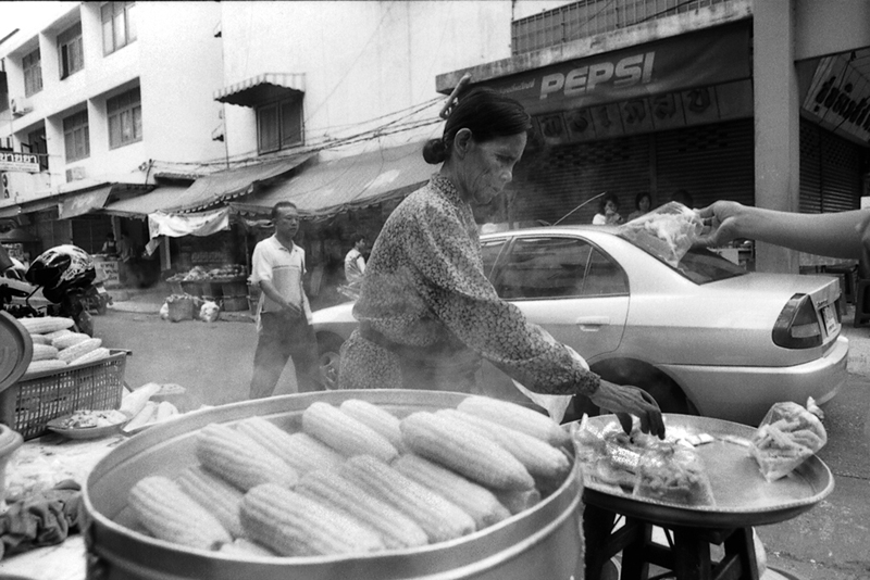 pannocchie in strada