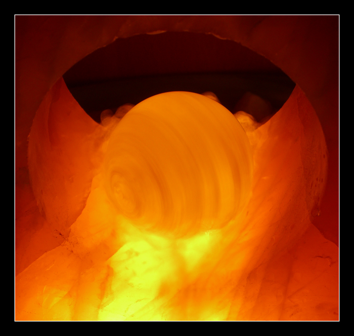 palla che gira con l'acqua