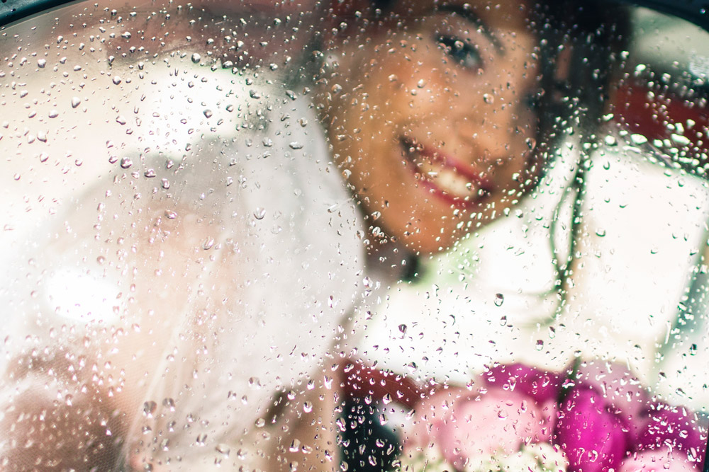 smile under the rain