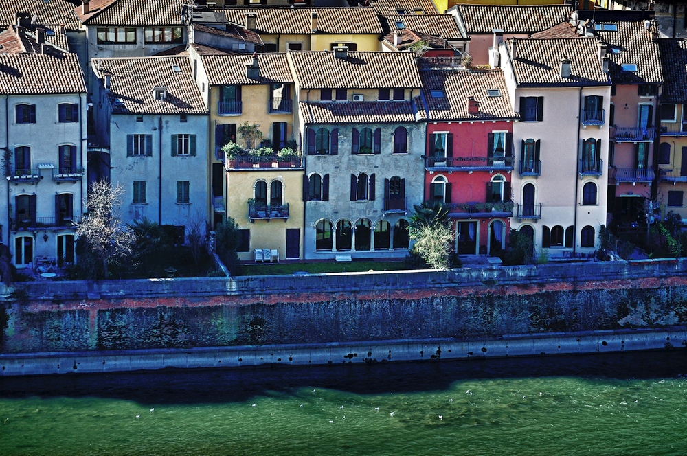Verona lungo l'Adige