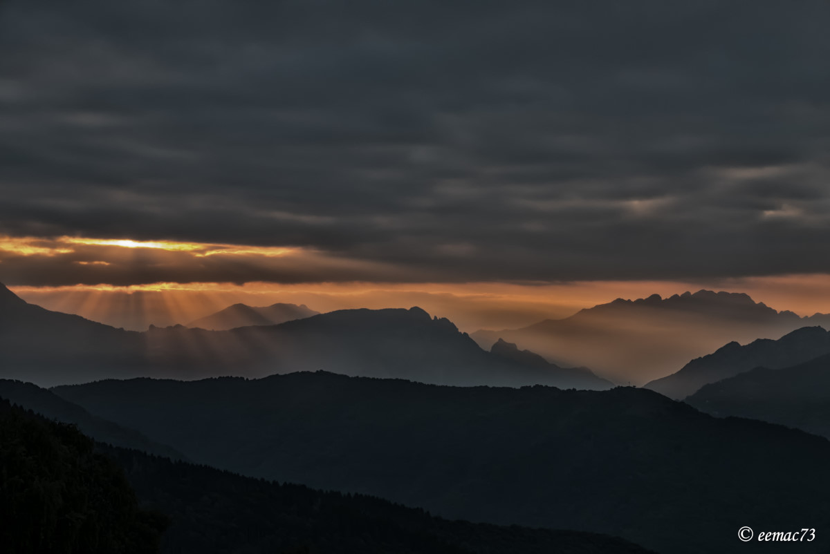 Alba fra le nuvole...