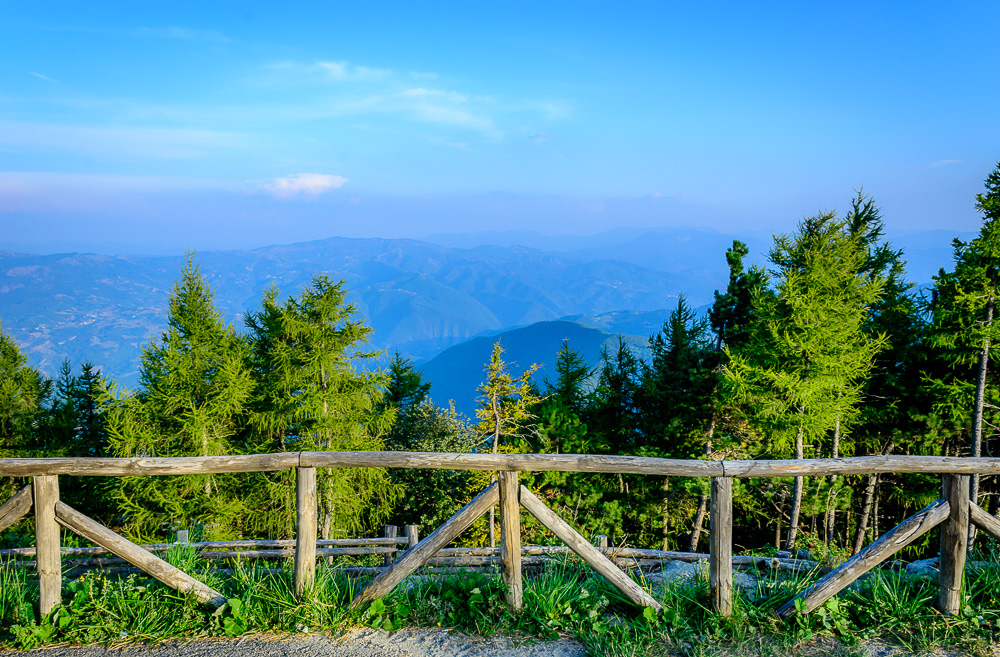Panorama dal Passo del Penice