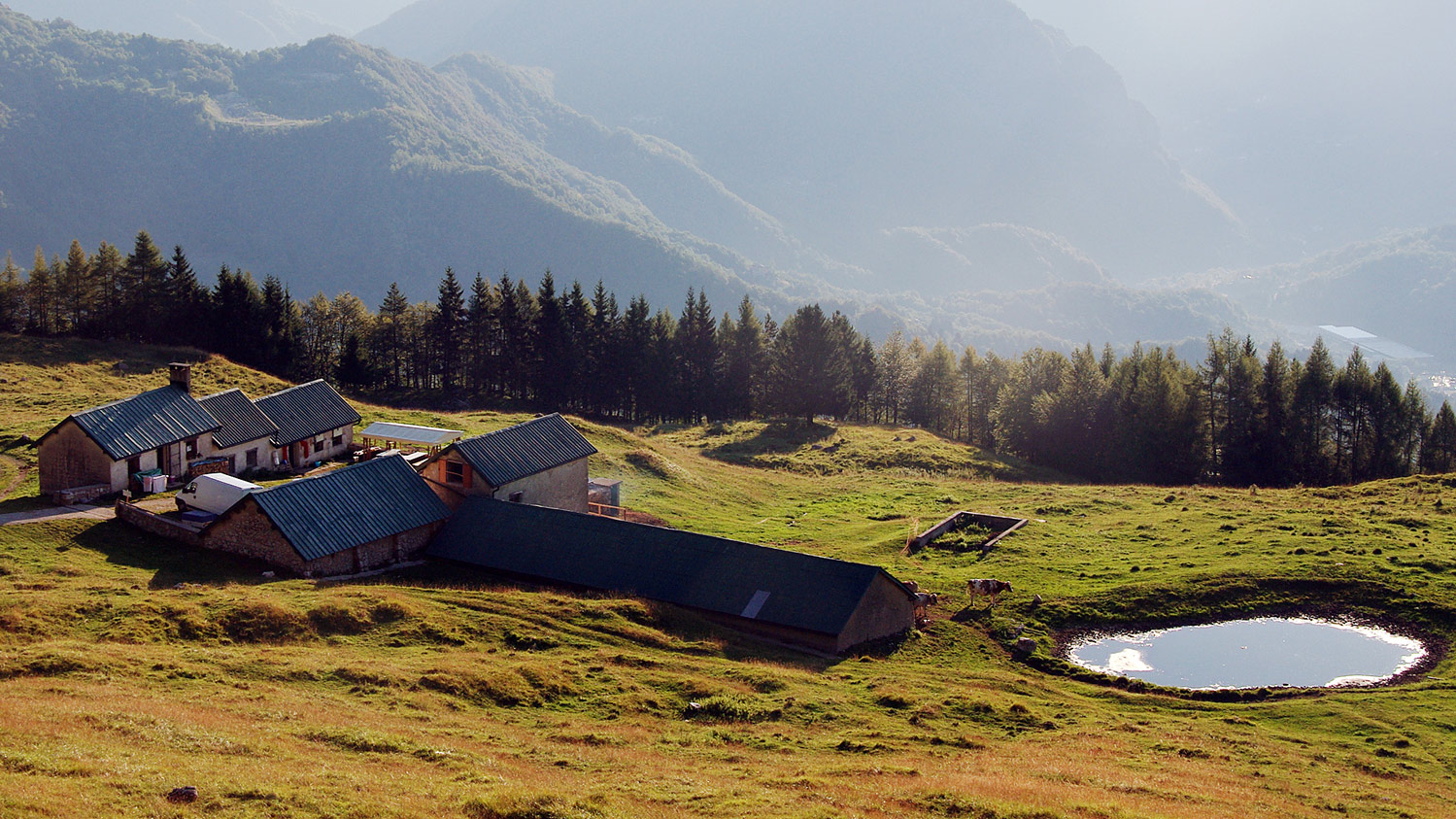 La malga di montagna