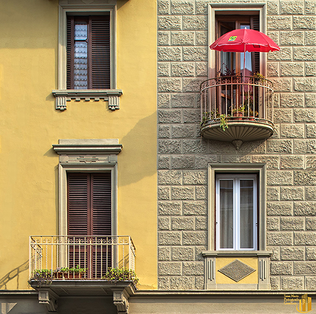 Tenda da sole in economia.