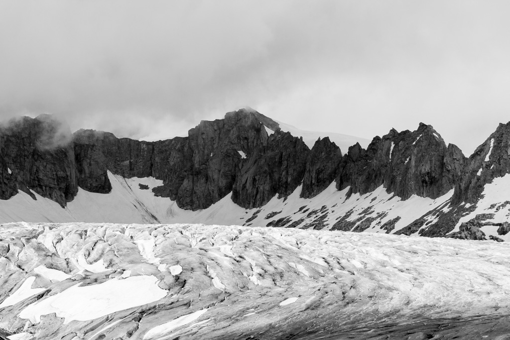 rhone Glacier wall